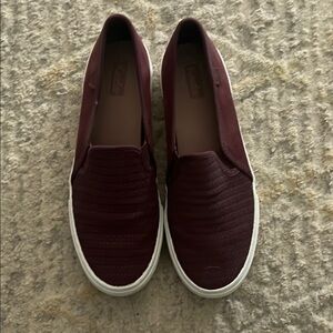 Keds Red Sneakers Comfortable Slip-On Design